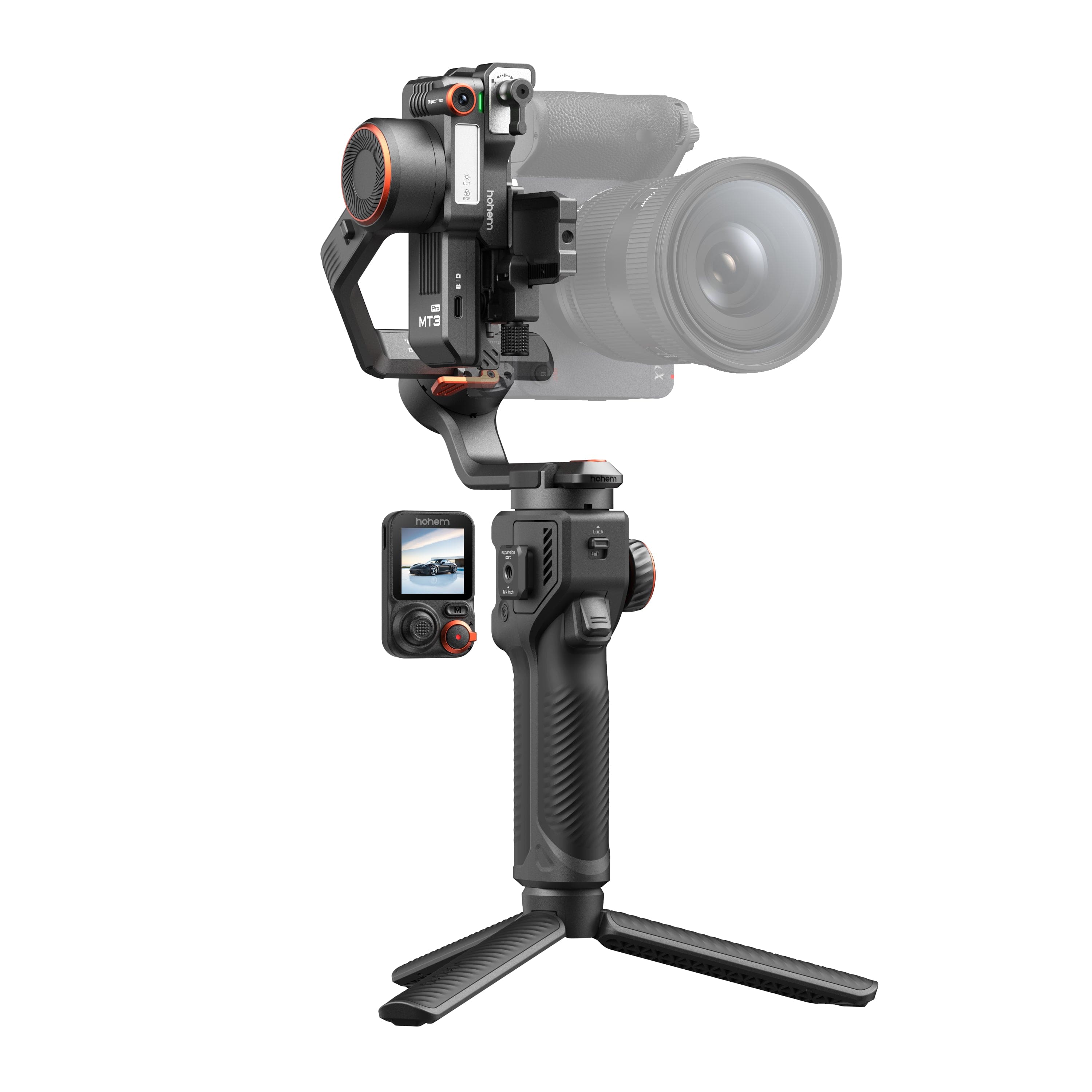 Hohem iSteady MT3 Pro being used on a wedding shoot with DSLR camera