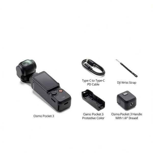DJI Osmo Pocket 3 4K 120fps 3‑Axis Gimbal + 26‑Month Protection-1