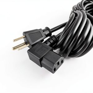 Omnihil 15FT L-Shaped C13 Power Cable UL Certified for Linksys SR224-0