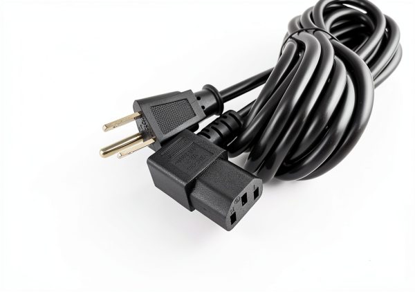 Omnihil 15FT L-Shaped C13 Power Cable UL Certified for Linksys SR224-0