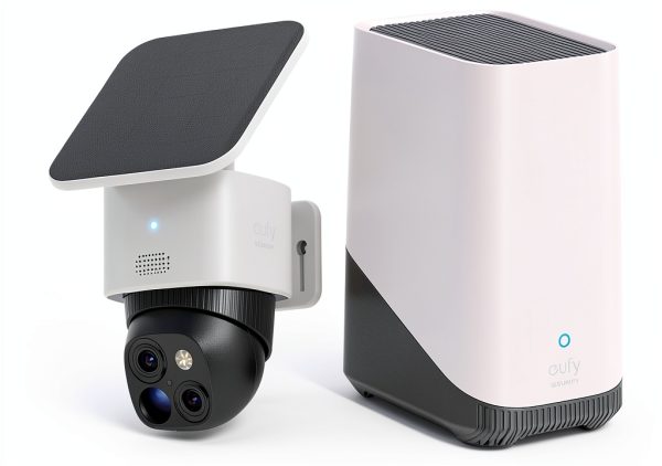 eufy SoloCam S340 Solar Outdoor Security Camera 360° Dual‑Camera 3K-0