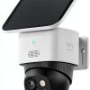 eufy SoloCam S340 Solar Outdoor Security Camera 360° Dual‑Camera 3K-1