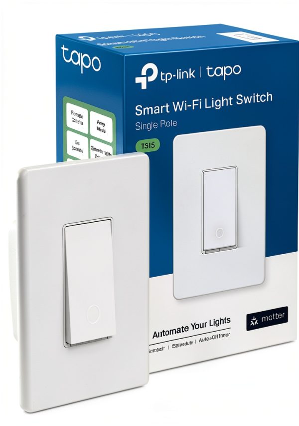 TP-Link Tapo Matter Smart Switch TS15 Wire Install WiFi Control-3